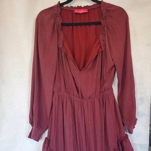 Pookie & Sebastian Long Sleeve Dress